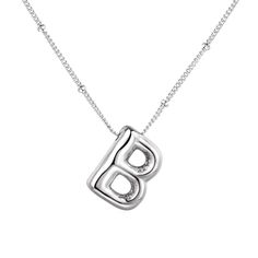 PRICES MAY VARY. Metal Type: Brass Gem Type: No Gemstone Item Weight: 0.02 pounds Material: Brass Stone Shape: Irregular Chain Type: C-Link Bubble Letter Necklace, Alphabet Pendant, Bubble Letter, Initial Necklaces, Bubble Letters, Surprise Gift, Delicate Jewelry, Letter Pendants, Necklaces For Women