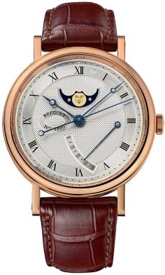 161927-5001 Chopard L.U.C. Lunar One Mens Watch Mens Rose Gold Watch, Fine Watches, Brown Leather Strap, Crocodile Leather, Rose Gold Watch, Luxury Watches For Men, Beautiful Watches, Patek Philippe, Watch Collection