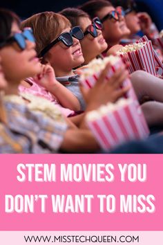 Looking for a way to help your kids connect STEM principles to real life? Try one of these amazing STEM Movies. This blog post features a list of movies with STEM themes that are perfect for use in the classroom at home for family movie night. With activities ideas to go with each your students will be diving into STEM principles. Whether you watch the entire movie or use an excerpt as an attention getter or concept example, you can't go wrong with these STEM movies. Movie Activities