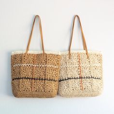 Elena Handbags Lightweight Straw Woven Tote with Floral Designs Eco-friendly Travel Bag With Braided Handles, Summer Tote Bag With Leather Handles, Rectangular Travel Bags With Braided Handles, Rectangular Travel Bag With Braided Handles, Woven Shoulder Bag For Travel, Woven Shoulder Travel Bag, Eco-friendly Satchel Bag For Travel, Natural Travel Bags With Handles, Square Straw Travel Bag With Handles