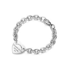 Inspired by the iconic key ring first introduced in 1969, the Return to Tiffany collection is a classic reinvented. A delicate double chain is paired with an elegant engraved tag, creating a captivating and sophisticated design. Sterling silver; Size extra small; 6.5" long | Return to Tiffany® Heart Tag Bracelet in Silver, Size: 6.25 in. Rich Clothes, Return To Tiffany, Heart Tag, Love Craft, Tiffany And Co, Purses Michael Kors, Fashion Lookbook, Tiffany Heart, Style Outfits