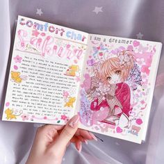 Anime Journal Ideas, Aesthetic Bujo, Kawaii Journaling, Futaba Y Kou, Creative Prompts, Diy Journal Books