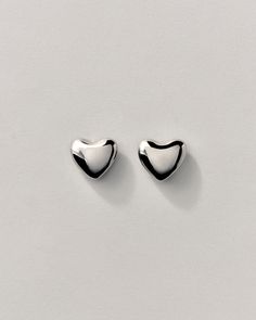 A downsized version of our Large Voluptuous Heart Earring, making it ideal for a bold yet sophisticated look. Classic Heart-shaped Earrings For Formal Occasions, Heart Earring, Silver Heart Earrings, Earring Making, Gifts For Brother, 50th Gifts, Small Heart, White Elephant Gifts, Accessories Rings