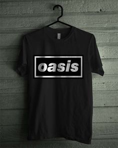 Oasis Band Black and White Shirt Tshirt Tee Glastonbury Festival Fashion, Band Black And White, Oasis Band, Black And White Shirt, Tshirt Outfits, Band Shirts, Casual Tee, Dream Clothes