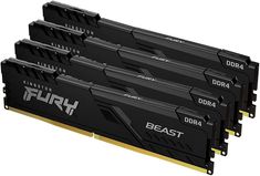 four ddr4 8gb 4x8gb 2400mhz black fury