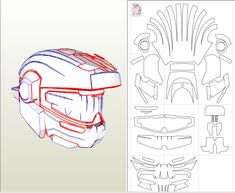 an image of a helmet that is cut out