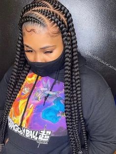 Hairstyles Highschool, Beads Cornrows, Ghana Weaving Styles, Big Cornrows, Braids Women, Weaving Styles, Ghana Weaving, Funny Lockscreen, Kids Braids