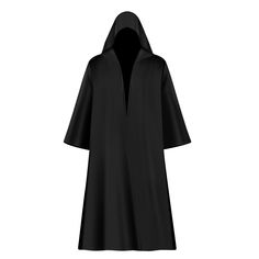 PRICES MAY VARY. Size XXL: Cloak Length 54" Chest 44-47" Height 71-75" Please check the size chart in the product description carefully before you make order! This wizard hooded robe made of 100% polyester, comfortable on wear. Hooded cloak can be used on any cosplay, like Jedi, Voldemort, Knights,Hagrid,Wizard, Anakin Skywalker, Doctor Strange, Magicians, Witches, Professor Snape, Reaper, Alchemist, Priest, Warlocks, Yoda, Dumbledoreand so on Occasion: This costume is the better choice on Hallo Solid Color Costume For Halloween Party, Black Long Sleeve Cape For Halloween, Hooded Halloween Costume Outerwear, Black Hooded Cosplay Costume, Hooded Cape For Halloween Costume Party, Hooded Cosplay Costume For Halloween Costume Party, Black Hooded Cape For Costume Party, Black Hooded Costume For Winter, Black Hooded Winter Costume