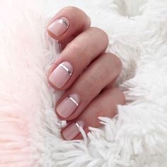 Manicure and nail ideas and inspiration. Nails looks including acrylic, gel, matte, glitter and natural. Nail design and nail art. Summer nails and winter nails. Long and short nails. Nail shapes including almond, tapered, round, stiletto, square, oval and squoval. Metallic Nail Art, Metallic Nails, Short Nail Designs