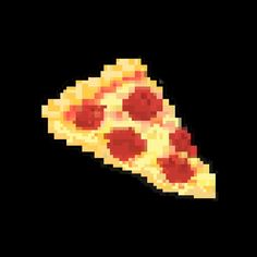 Pixelated pizza Pizza Banner Discord, Pizza Black Background, Phone Screen Widgets, Pixelated App Icons, Pizza Planeta, Pfp Pixel, Pixelated Icons, Pizza Emoji, Pixel Art Icon