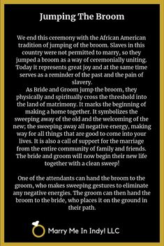 the poem jumping the broom by mary m indyll