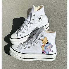 Cute Converse Shoes For Women, Cute Converse Custom, Converse For Girls, Disney Converse, Cute Converse, Air Max 200