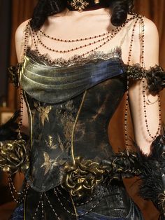 White Goth, Dark Elegance, Gold Roses, Black Velvet Choker, Boned Corsets, Hourglass Silhouette, Victorian Goth, Heavy Industry, Outfits With Hats