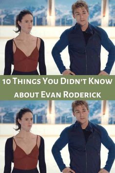 two people standing next to each other with the words 10 things you didn't know about