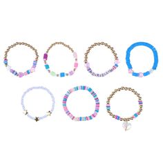 She'll love accessorizing with this Girls Elli by Capelli 7-pc. Mixed Fimo Beads Bracelet Set. She'll love accessorizing with this Girls Elli by Capelli 7-pc. Mixed Fimo Beads Bracelet Set. FEATURES Includes: 7 mixed fimo beaded bracelets Assortment of beadsDETAILS Clay, plastic, iron Imported Size: One Size. Color: Beaded Bracelet Set. Gender: female. Age Group: kids. Adjustable Beaded Plastic Jewelry, Playful Adjustable Friendship Bracelets With Heart Beads, Playful Adjustable Beaded Charm Bracelet, Playful Plastic Jewelry With Letter Beads, Beaded Bracelets With Round Beads, Cute Adjustable Assorted Color Jewelry, Cute Adjustable Assorted Jewelry, Adjustable Beaded Plastic Friendship Bracelets, Adjustable Colorful Beaded Friendship Bracelets