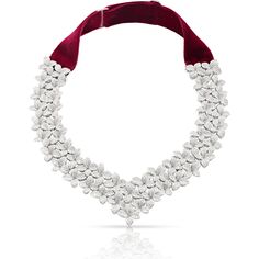 Indulge in the luxurious beauty of the 18k White Gold Goddess Garden Necklace from Pasquale Bruni. This stunning piece features exquisite white diamonds that radiate like the moon in the night sky. The unique design of this necklace showcases the essence of women, treasuring their emotions and turning them into precious gems.The necklace is composed of two pieces, creating a collier combination that adds depth and dimension to your outfit. The velvet strap adds a touch of softness to this bold and striking piece.Whether you're dressing up for a special occasion or looking to add some glamour to your everyday look, the Goddess Garden Necklace is sure to turn heads. This statement piece embodies the power and beauty of femininity and will make you feel confident and radiant every time you we Moon In The Night Sky, Goddess Garden, Modern Goddess, Garden Goddess, Gold Goddess, Pasquale Bruni, Expensive Jewelry Luxury, Goddess Necklace, Diamond Birthstone