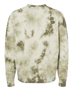 Unisex Midweight Tie-Dyed Sweatshirt - TIE DYE OLIVE - S | Independent Trading Co. Midweight Tie-Dyed Sweatshirt in Tie Dye Olive Size Small | Ringspun Cotton Trendy Crewneck Sweatshirt, Baby Denim Jacket, Pilates Shirt, Tie Dye Crewneck Sweatshirts, Kids Denim Jacket, Split Stitch, Trendy Crewneck, H And M, Kids Tie Dye