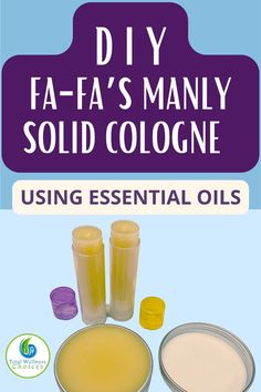 An easy to make cologne Solid Cologne, Oil Gifts, Perfume And Cologne