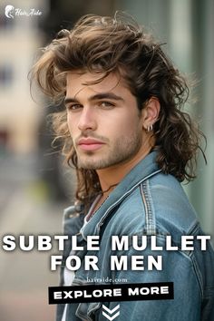 Keep it sleek and sophisticated with a Subtle Mullet Cut for men – perfect for the modern gentleman. Haircuts For Men Mullet, Modern Mullet For Men, Boys Mullet, Short Hair Mullet