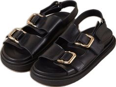 Harper Black Sandal | ALOHAS