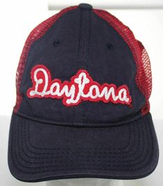 Daytona International Speedway American Flag Patch Front Youth Hat Snapback Cap Daytona International Speedway American Flag Patch Front Youth Hat Snapback Cap Daytona International Speedway American Flag Patch Front Youth Hat Snapback Cap Mesh Back Snapback Cap / Trucker Hat NASCAR Racing Hat 65% Cotton/35% Polyester Made in China SIZE: Youth One Size Fits All Adjustable BRAND: LSC COLOR: Red, White & Blue MATERIAL: Cotton Polyester Blend CONDITION: Excellent Used Condition View pictures closel American Flag Patch, Shopping Wishlist, Daytona International Speedway, Flag Patches, Hats Snapback, View Pictures, Nascar Racing, Snapback Cap, Dark Spots