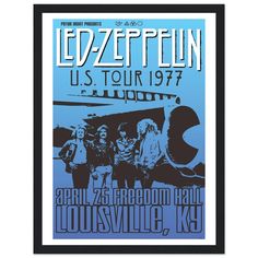 the led zepplin concert poster