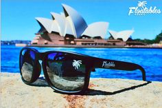 Get these floatable shades at http://www.eckyfloatables.com/ Rectangular Plastic Sunglasses For Beach, Blue Tinted Sunglasses For Pool, Brown Plastic Sunglasses For Beach, Beach Sunglasses With Anti-reflective Plastic, Fishing Sunglasses, Rayban Wayfarer, Round Sunglasses