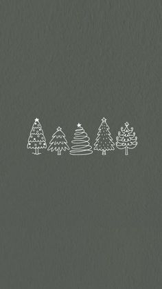 Christmas tree wallpaper: minimalistic illustration Winter Widgets, Christmas Tree Wallpaper, Christmas Aesthetic Wallpaper