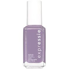 expressie is the only quick dry nail polish worthy enough to carry the essie name. expressie dries in about a minute so you can grab, try and apply on-the-fly. our first-ever angled brush allows for easy application with both hands. a wide range of unconventional shades to express yourself in every moment. 8-free, vegan formula: does not contain animal derived ingredients. Expressie Throw It On - lilac purple quick dry nail polish with a cream finishquick-dry nail polish - fast-drying formula th Nail Polish Purple, Fast Drying Nail Polish, Quick Dry Nail Polish, Dry Nails Quick, Purple Nail Polish, Gel Couture, Cvs Pharmacy, Dry Nail Polish, Purple Nail