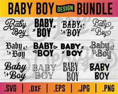 the baby boy bundle includes svt files