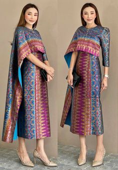 Saree Transformation, Dress Batik Modern, Kebaya Simple, Model Batik, Designer Dresses Elegant, Simple Frock Design