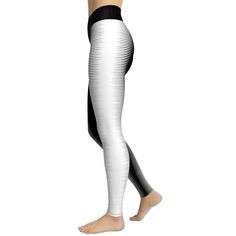 Slimming Illusion Yoga Leggings Black Stretch Modern Leggings, Modern Tight Black Bottoms, White High-waist Compression Leggings, Compressive White Tights For Pilates, White High Waist Compression Leggings, White Compressive Tights For Pilates, Modern Black Sports Bottoms, Modern Black High-stretch Bottoms, Modern White Stretch Bottoms