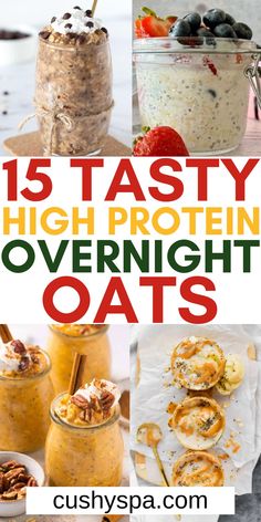 the top ten high protein overnight oats