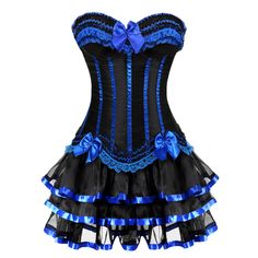 This Dress is fashionable for every occasion. the dress is made-to-order by professional tailors. You can choose from 50 colors, Regular sizes 2 to 16 and plus sizes 14w to 26W. Custom size is also available. Pola Korset, Plus Size Burlesque, Corset With Skirt, Lace Corset Dress, Dresses Materials, Bustier Lingerie, Cincher Corset, Victorian Corset