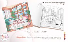 Modern Interiors: A Creative Coloring Journey Through Modern Spaces (Adult Coloring Books): Karner, Ulli: 9798342419505: Amazon.com: Books