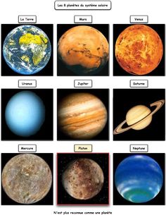 the planets and their names in russian