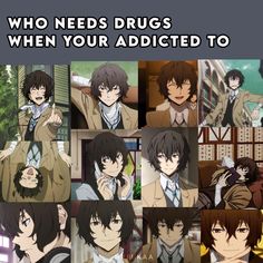 Dazai Without Bandages, Bungou Stray Dogs Wallpaper, Bsd Memes, Osamu Dazai, Dazai Bungou Stray Dogs, Anime Jokes, Dog Wallpaper, Dazai Osamu