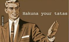 a man in a suit and tie holding his hand up with the caption hakuna your taas