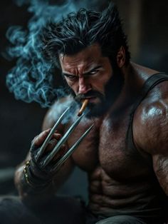 Logan Wolverine Art, Wolverine Pictures, Wolverine Tattoo, Bucky Barnes Fanart, Wolverine Artwork, Comic Wallpaper, Old Warrior, Cheetah Cubs