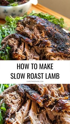 how to make slow roast lamb