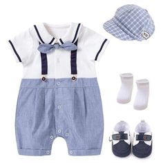 Boys' Outfits & Sets - Momorii Looking Handsome, Two Piece Romper, Fashion Baby Girl Outfits