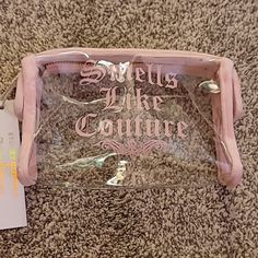 From The Stoney Clover X Juicy Collaboration Travel Case Nwt Pink Clutch Pouch With Dust Bag, Juicy Couture Bags, Outfit Inspo Casual, Pink Girly Things, Travel Pouch, Travel Case, Juicy Couture, Girly Things, Pouch