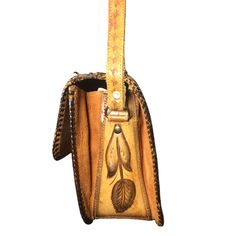 "VINTAGE BROWN LEATHER Cowgirl Baguette Crossbody Bag Style No: Vintage Western Bag ITEM DESCRIPTION: Bring out your personality with our Vintage Brown Leather Cowgirl Crossbody Bag. Made in USA APPROXIMATE MEASUREMENTS: Height: 7.5\" Length: 12\" Width: 2.5\" ITEM CONDITION: Vintage Condition Damaged (Look At The Last Two Pics)." Vintage Shoulder Baguette Bag, Vintage Baguette Shoulder Bag, Vintage Everyday Handheld Baguette Bag, Vintage Handheld Baguette Bag For Everyday Use, Vintage Satchel Baguette Bag With Adjustable Strap, Vintage Brown Baguette Bag For Daily Use, Vintage Crossbody Baguette Bag With Adjustable Strap, Vintage Baguette Bag For Daily Use, Vintage Baguette Shoulder Bag With Adjustable Strap