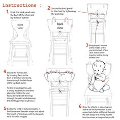 instructions on how to build a baby highchair