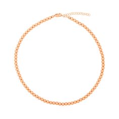 DETAILS: 14k Yellow or Rose Gold filled, or Sterling Silver with a lobster clasp Non-tarnish & water safe Size: 13-15,” 14-16,” & 16-18;” each necklace has a 2” extension chain Handmade in Los Angeles Minimalist Rose Gold Necklaces With Round Beads, Rose Gold Single Strand Necklace With Round Beads, Minimalist Rose Gold Necklace With Round Beads, Minimalist Rose Gold Round Beads Necklace, Signature Necklace, Hand Chain, Gold Collection, Ring Bracelet, Size 13