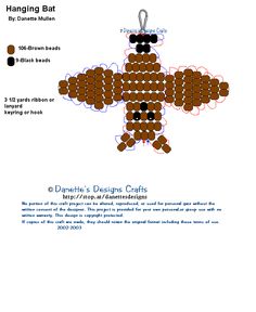 the instructions for how to make a teddy bear ornament out of beads and paper