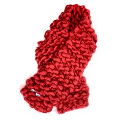 Only Hand Made In Brooklyn Because The Yarn Is Too Delicate For Mass Machine Production Size: 40” X 5 1/2” Super Soft, Rich Red Chunky Hand Knit Scarf - Holiday Red - No Tassel Red Casual Scarves For Fall, Casual Red Scarf For Fall, Casual Red Winter Scarf, Cozy Red Scarves For Winter, Red Wool Scarves For Winter, Red Wool Winter Scarves, Red Knitted Scarf For Winter, Red Hand Knitted Scarf One Size, Red Hand Knitted Scarves One Size