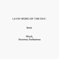 the latin word of the day is written in black and white