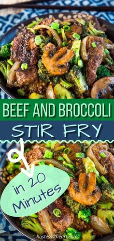 beef and broccoli stir fry in 20 minutes is an easy weeknight meal