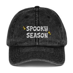 It's spooky season! Made out of 100% cotton, the 6-panel cap offers a light feel, while the adjustable strap ensures a solid and comfortable fit. • 100% cotton • 6-panel unstructured cap with a low profile • Soft crown • Adjustable strap Vintage Baseball Hats, Adora She Ra, Embroidery Caps, Vintage Cap, Embroidered Caps, Embroidered Hats, Dad Caps, Vintage Baseball, Special Thanks